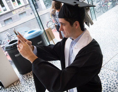 Proclamatie afgestudeerden zesjarige opleiding geneeskunde 