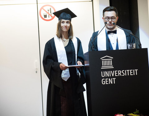 Proclamatie afgestudeerden zesjarige opleiding geneeskunde 