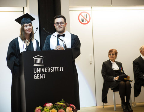 Proclamatie afgestudeerden zesjarige opleiding geneeskunde 