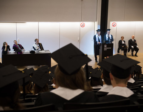 Proclamatie afgestudeerden zesjarige opleiding geneeskunde 