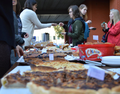 Plantactie op Campus Dunant