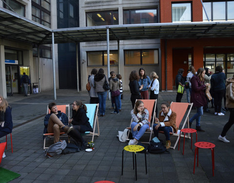 Plantactie op Campus Dunant