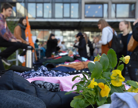 Plantactie op Campus Dunant