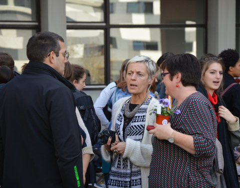 Plantactie op Campus Dunant