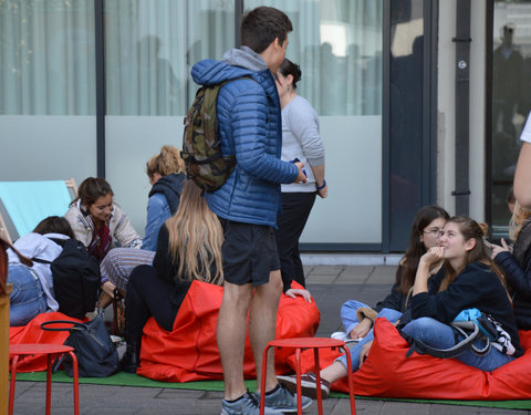 Plantactie op Campus Dunant