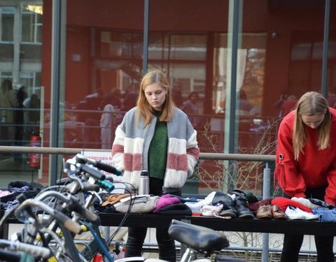 Plantactie op Campus Dunant