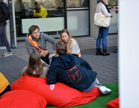 Plantactie op Campus Dunant