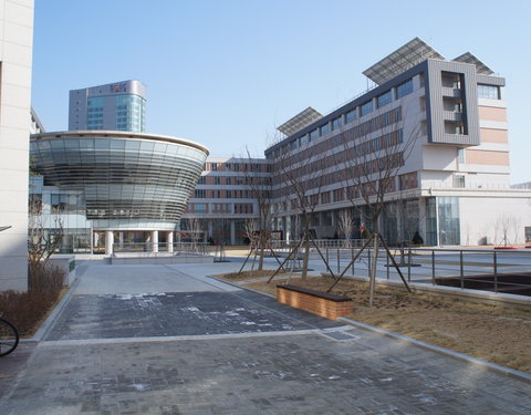 Officiële opening in Incheon (Korea) van de Songdo Global University Campus en van de State University of New York Korea (SUNY K