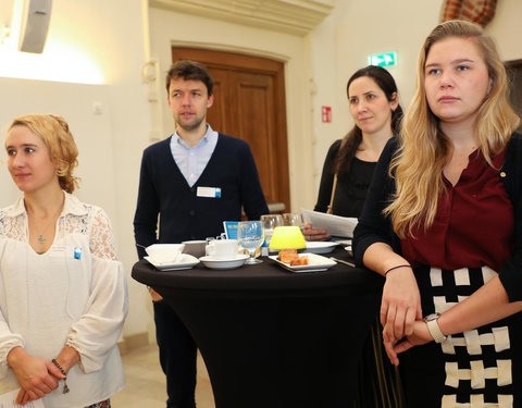 Onthaalontbijt voor nieuwe UGent medewerkers gestart van 18/09/2018 tot 22/11/2018