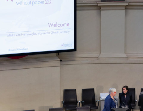 Lanceringsconferentie van 'Erasmus without Paper' project in Gent