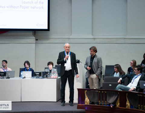 Lanceringsconferentie van 'Erasmus without Paper' project in Gent