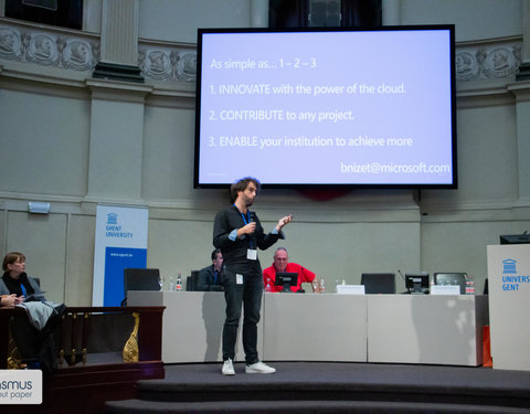 Lanceringsconferentie van 'Erasmus without Paper' project in Gent