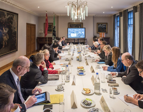 Ontvangst Chinese ambassadeur in het Provinciehuis