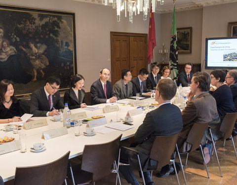 Ontvangst Chinese ambassadeur in het Provinciehuis