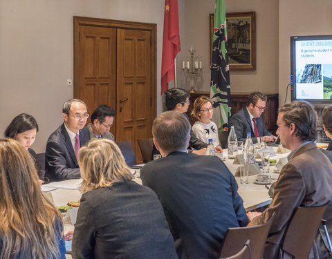 Ontvangst Chinese ambassadeur in het Provinciehuis