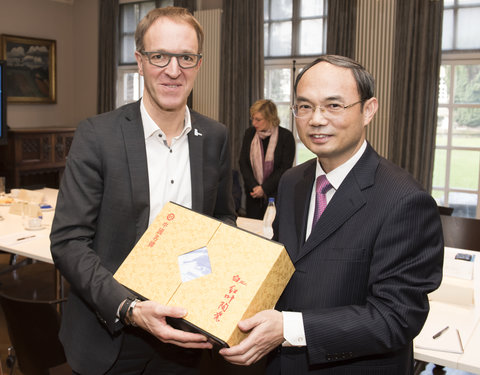 Ontvangst Chinese ambassadeur in het Provinciehuis