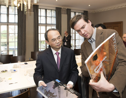 Ontvangst Chinese ambassadeur in het Provinciehuis