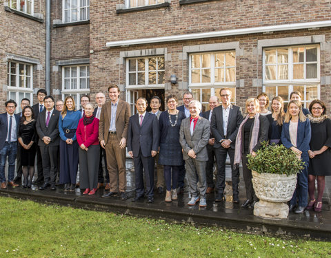 Ontvangst Chinese ambassadeur in het Provinciehuis