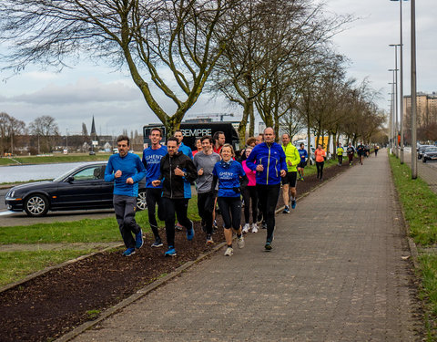 Watersportbaanloop ten voordele van H&H Education, georganiseerd door faculteit Politieke en Sociale Wetenschappen