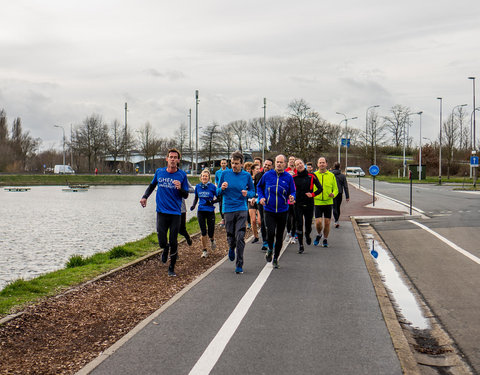 Watersportbaanloop ten voordele van H&H Education, georganiseerd door faculteit Politieke en Sociale Wetenschappen