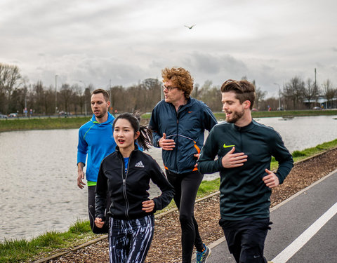 Watersportbaanloop ten voordele van H&H Education, georganiseerd door faculteit Politieke en Sociale Wetenschappen