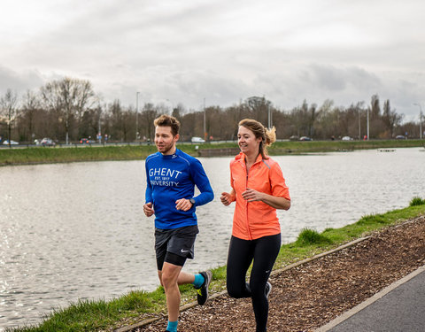 Watersportbaanloop ten voordele van H&H Education, georganiseerd door faculteit Politieke en Sociale Wetenschappen