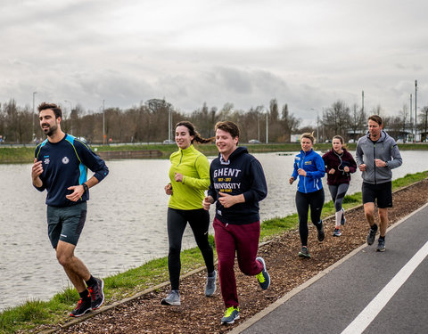 Watersportbaanloop ten voordele van H&H Education, georganiseerd door faculteit Politieke en Sociale Wetenschappen