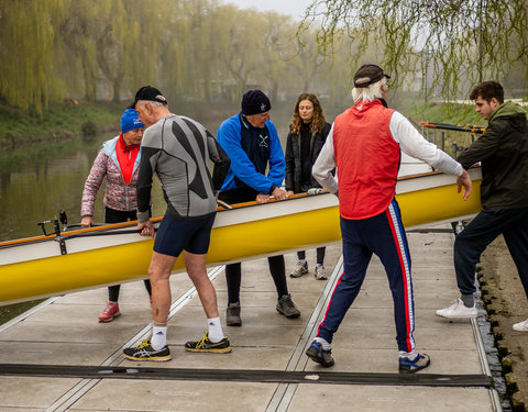 Roeitocht met eredoctor Rainer Storb