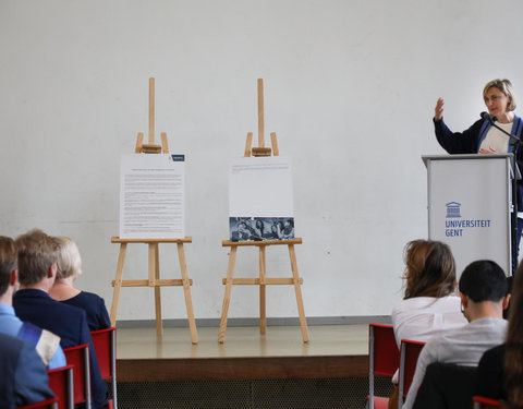 Ondertekening eerste Vlaamse Doopkader door minister van Onderwijs, rectoren en studentenvertegenwoordigers