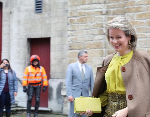 Duurzaamheidsbezoek van Koningin Mathilde aan de UGent