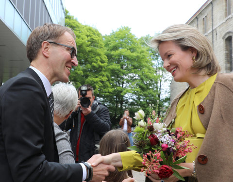 Duurzaamheidsbezoek van Koningin Mathilde aan de UGent