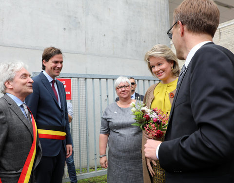 Duurzaamheidsbezoek van Koningin Mathilde aan de UGent