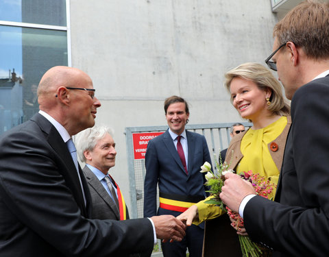 Duurzaamheidsbezoek van Koningin Mathilde aan de UGent