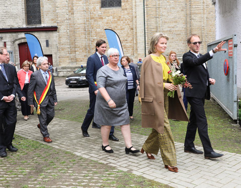 Duurzaamheidsbezoek van Koningin Mathilde aan de UGent