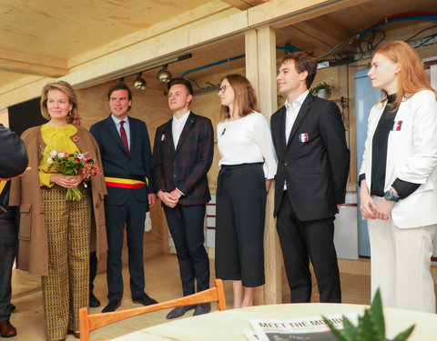 Duurzaamheidsbezoek van Koningin Mathilde aan de UGent