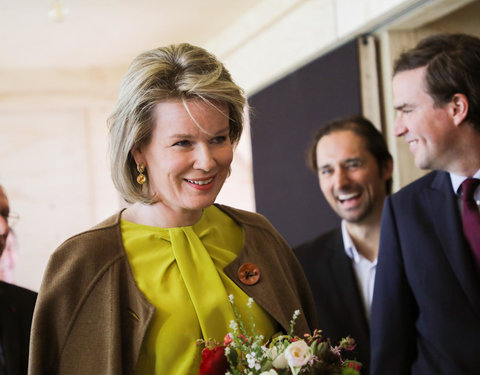 Duurzaamheidsbezoek van Koningin Mathilde aan de UGent