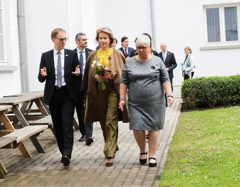 Duurzaamheidsbezoek van Koningin Mathilde aan de UGent