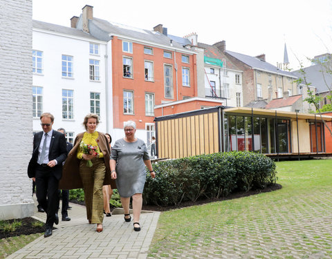 Duurzaamheidsbezoek van Koningin Mathilde aan de UGent