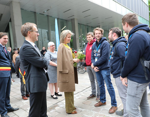 Duurzaamheidsbezoek van Koningin Mathilde aan de UGent