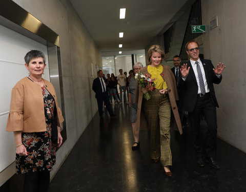 Duurzaamheidsbezoek van Koningin Mathilde aan de UGent