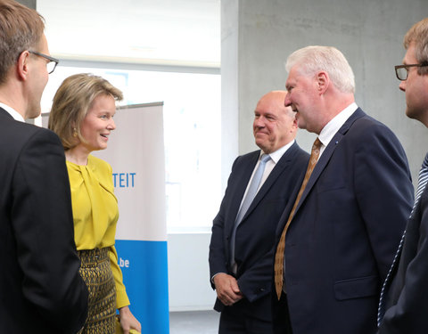 Duurzaamheidsbezoek van Koningin Mathilde aan de UGent