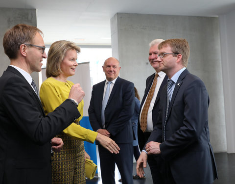 Duurzaamheidsbezoek van Koningin Mathilde aan de UGent