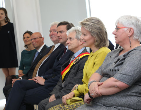 Duurzaamheidsbezoek van Koningin Mathilde aan de UGent