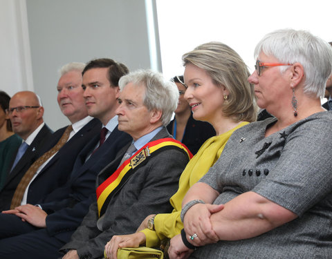 Duurzaamheidsbezoek van Koningin Mathilde aan de UGent