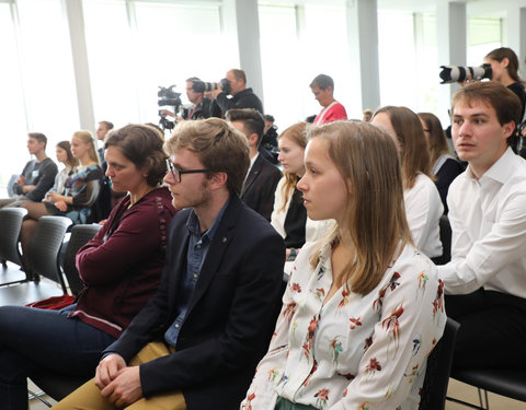 Duurzaamheidsbezoek van Koningin Mathilde aan de UGent