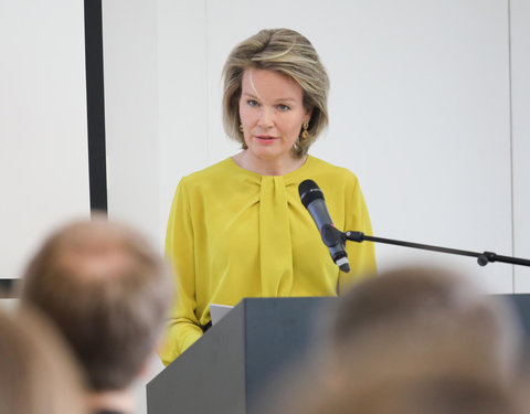 Duurzaamheidsbezoek van Koningin Mathilde aan de UGent