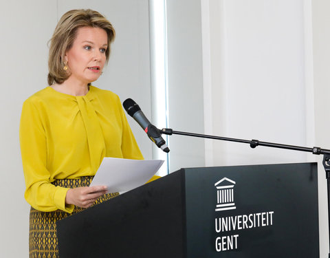 Duurzaamheidsbezoek van Koningin Mathilde aan de UGent