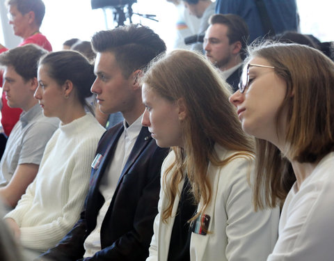 Duurzaamheidsbezoek van Koningin Mathilde aan de UGent