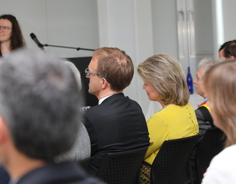 Duurzaamheidsbezoek van Koningin Mathilde aan de UGent