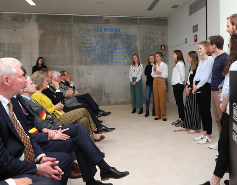 Duurzaamheidsbezoek van Koningin Mathilde aan de UGent